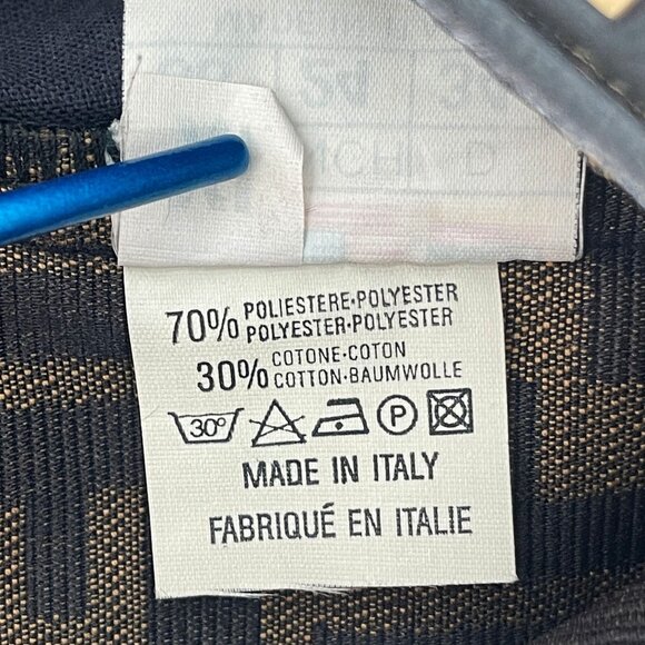 Authentic FENDI FF Zucca Vintage Printed Mini Skirt Brown Tan Pockets - Picture 12 of 12